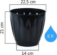 Papatya Saksı 6 LT - Görsel 5