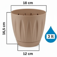 Papatya Saksı 3 LT - Görsel 3